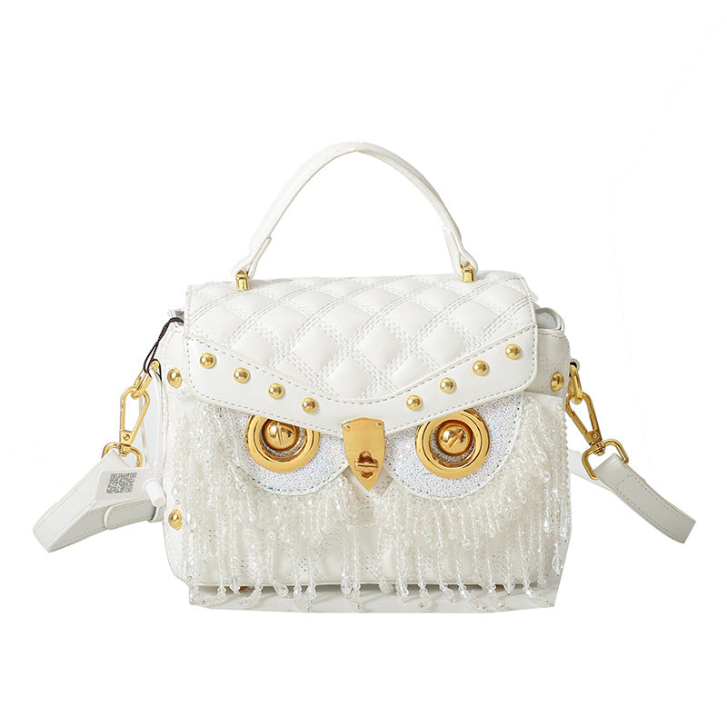 Women's Personality Owl Fashion Rhinestone Style Diamond Shoulder Bags