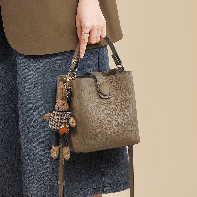 Women's Comfortable Fashion Graceful High-grade Leather Handbags