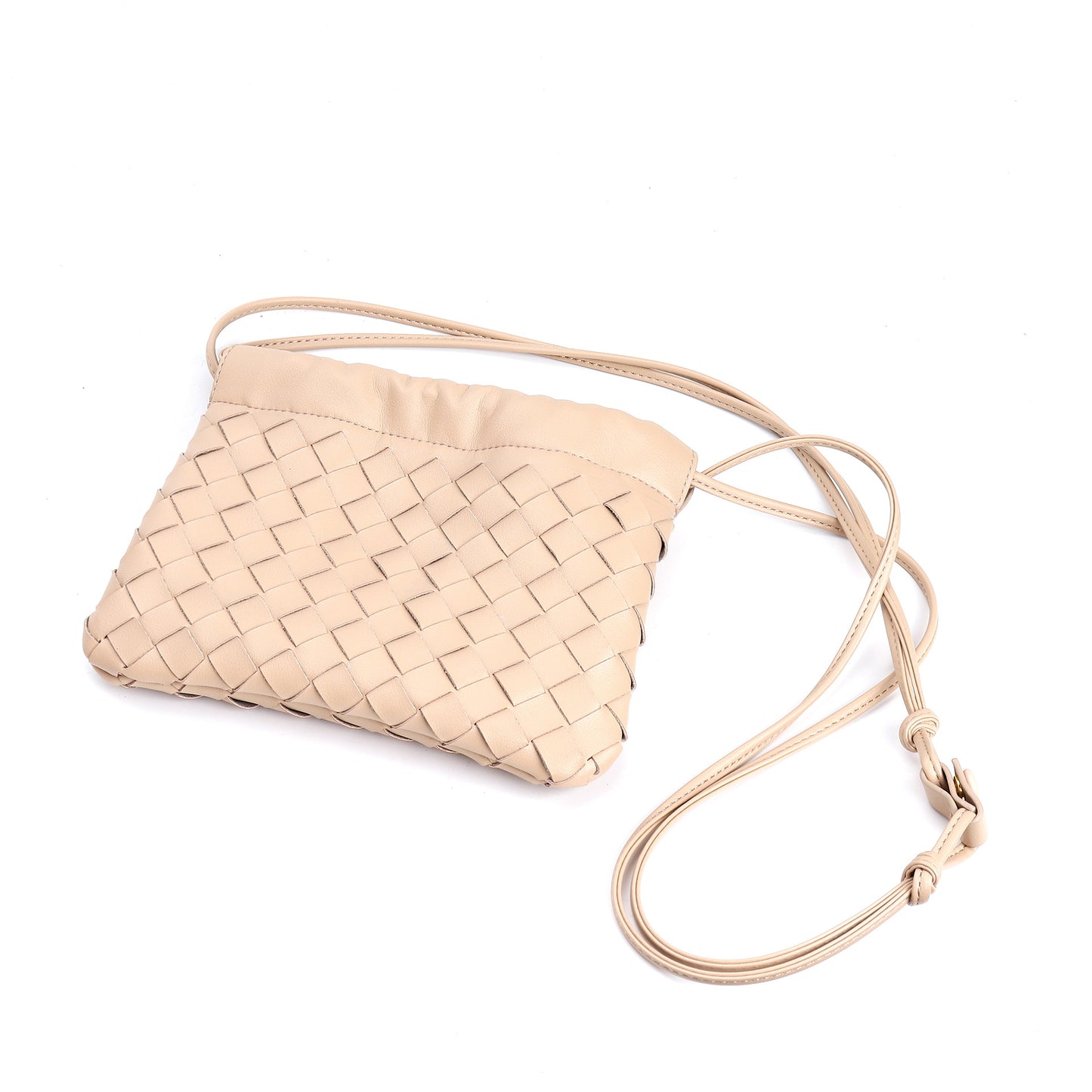 Women's Woven Dumpling Design Lucky Cloud Crossbody Bags