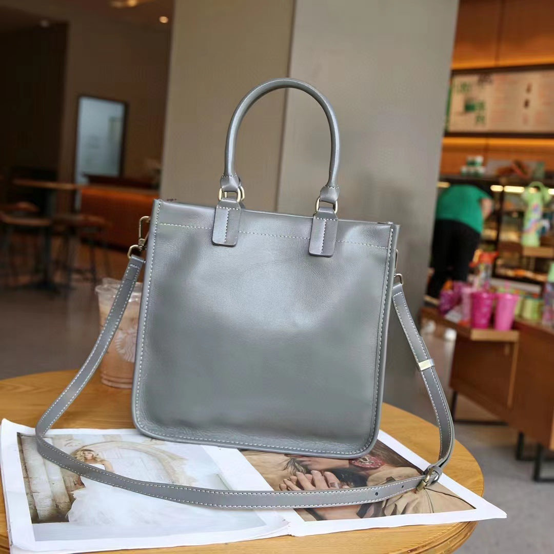Women's Top Layer Cowhide Vintage Leather Live Crossbody Bags