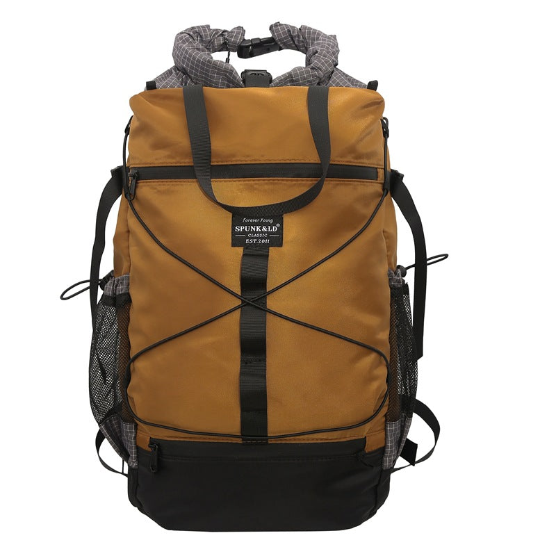 Stylish Trendy Mechanical Style Personality Versatile Backpacks