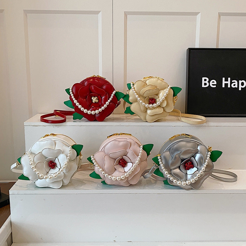 Women's Creative Slightly Luxury Pearl Hand Crossbody Bags