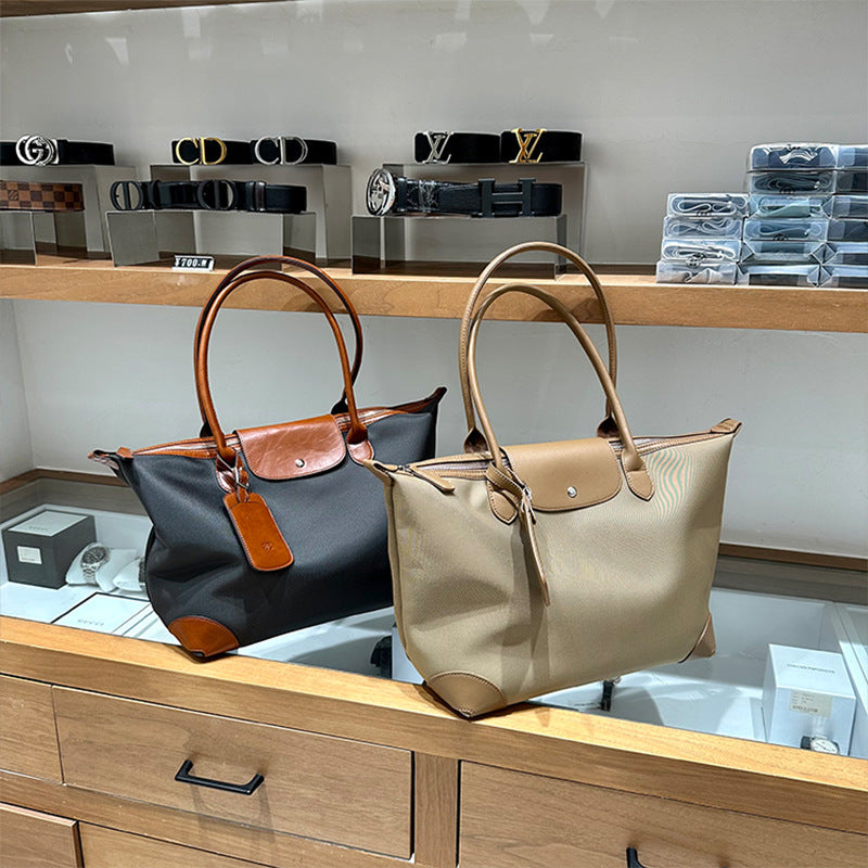 Women's Commuter Large Capacity Simple Retro Portable Handbags