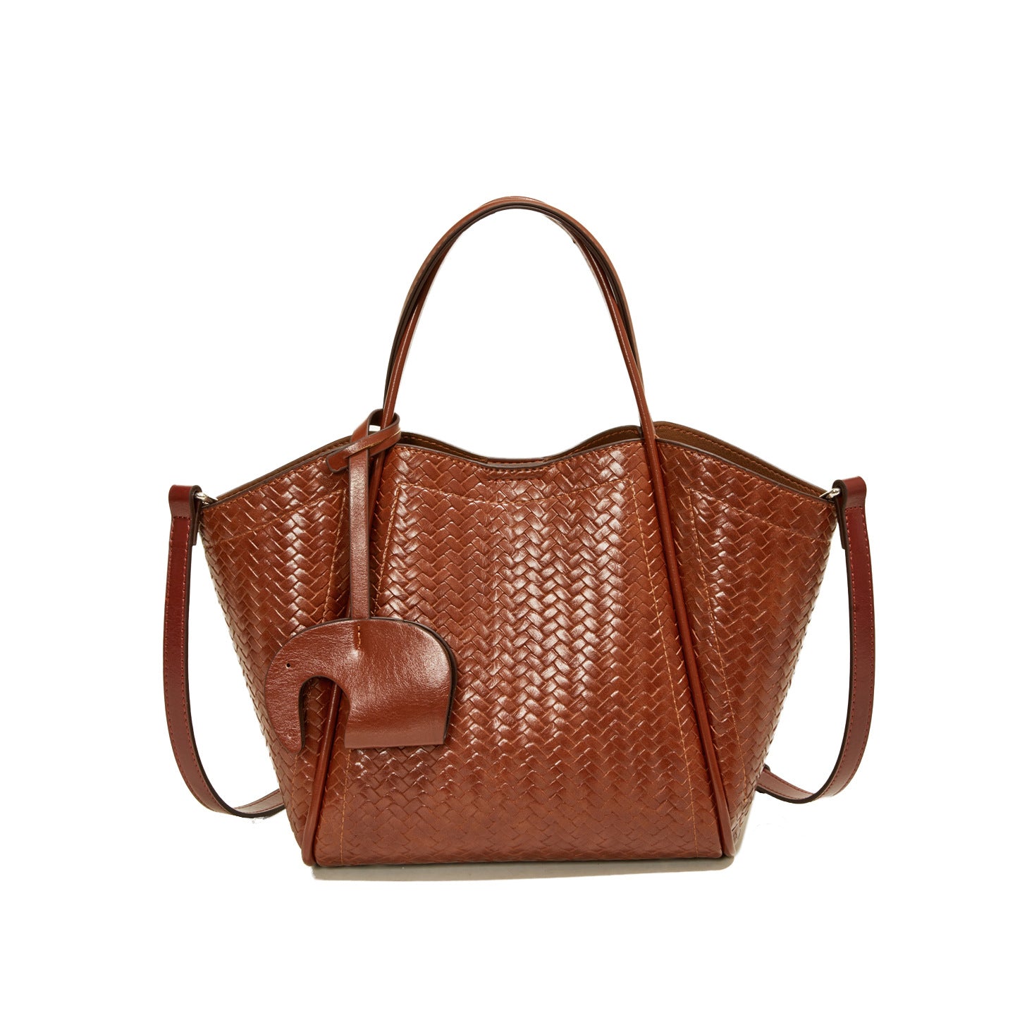 Women's Design Woven Pattern Korean Style Niche Handbags