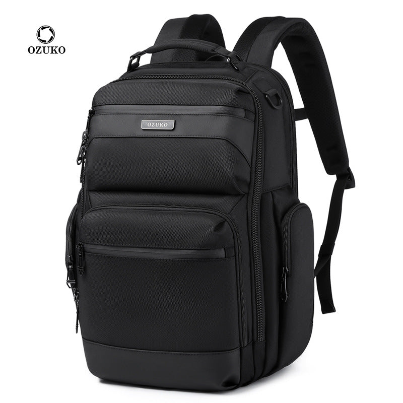 Men's Business Commuter Computer Waterproof Large Capacity Backpacks