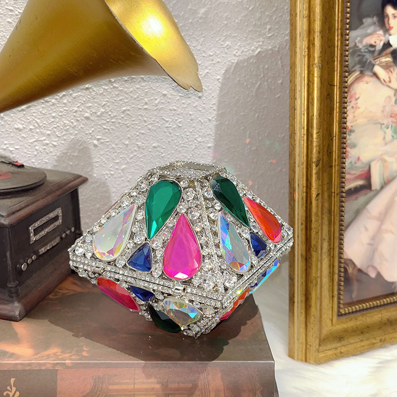Stylish Diamond Dinner Light Luxury Crystal Bags
