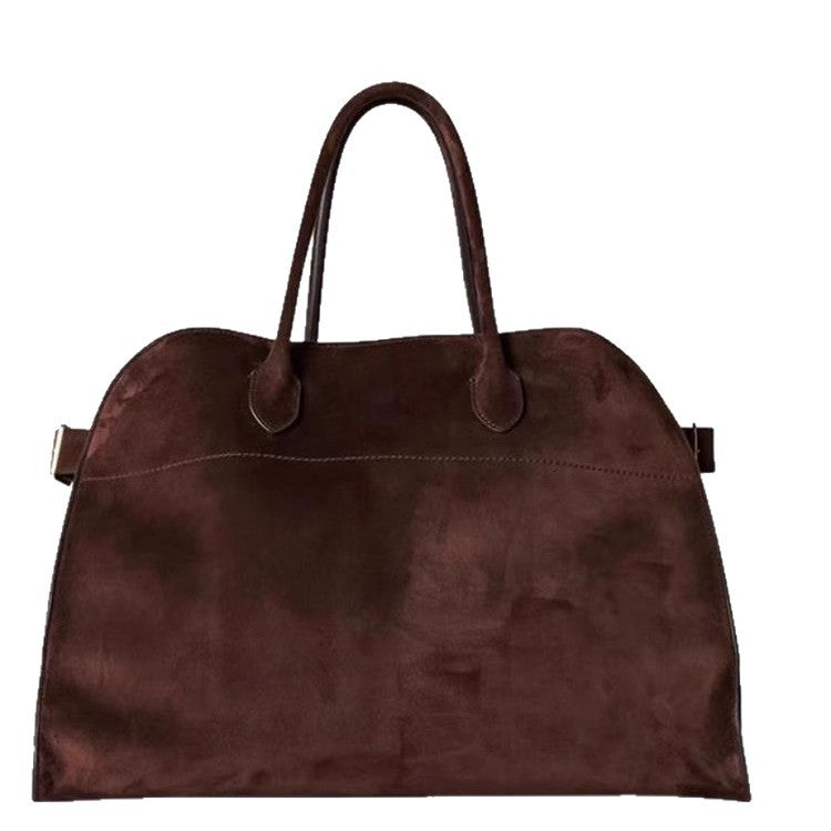 Leather Suede Retro Large Capacity Light Handbags