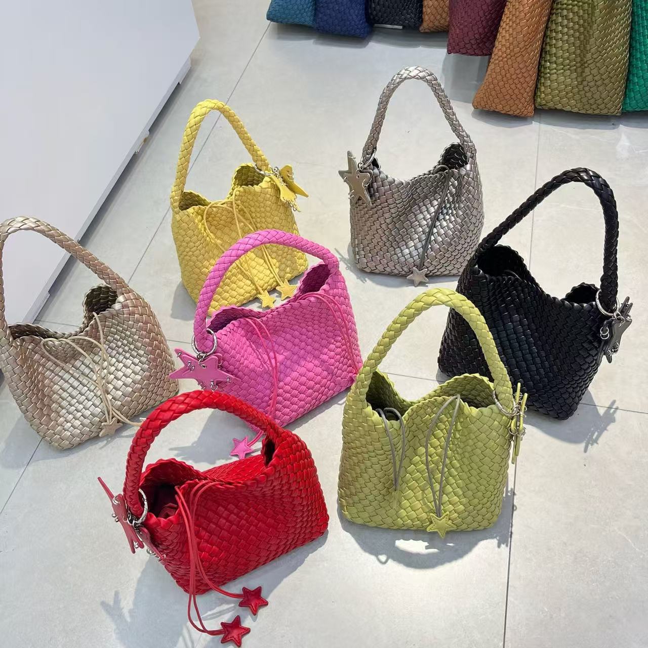 Design Hand-woven Large Capacity Totes Style Bags