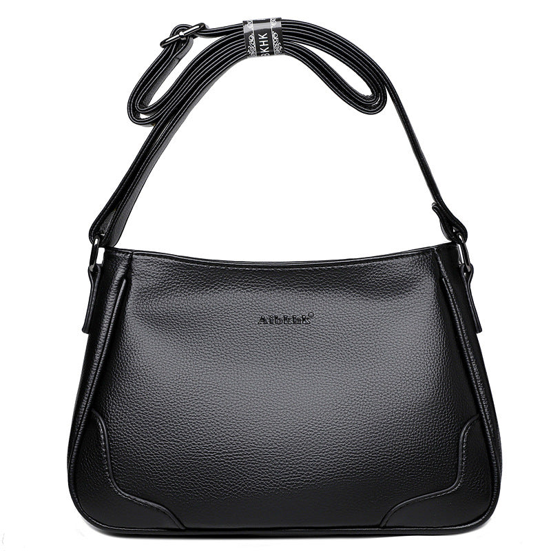 Women's Elegant Soft Leather Large Capacity For Crossbody Bags