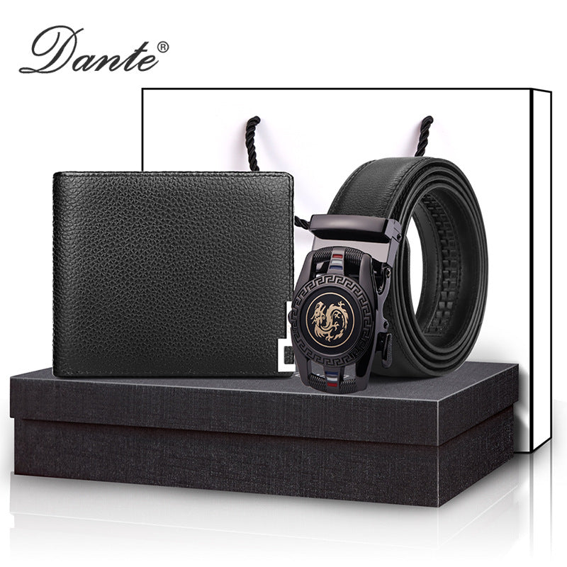 Men's Genuine Cattlehide Leather Surface Practical Suit Men's Wallets