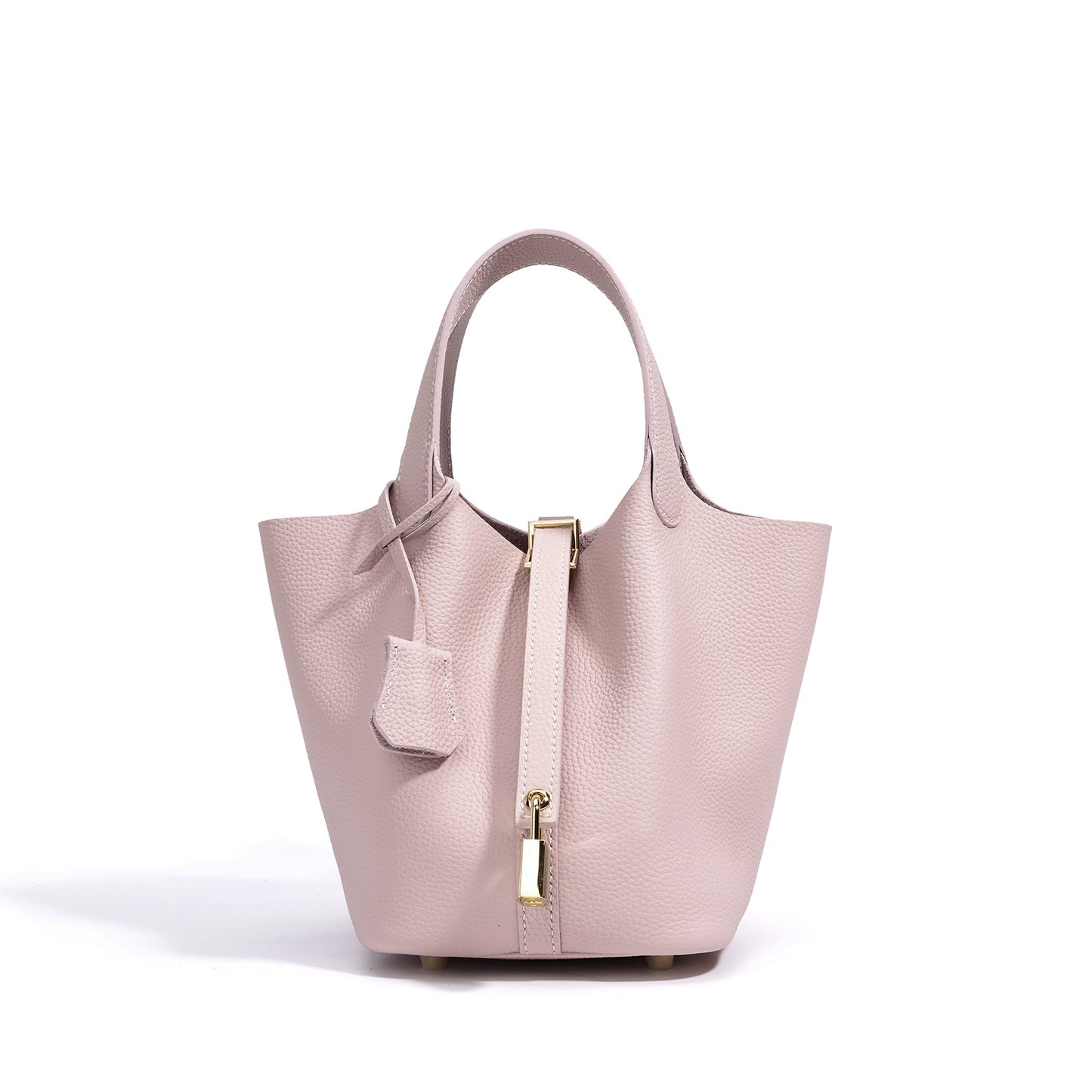 Design Vegetable Basket Layer Cowhide Leather Portable Fashion Handbags