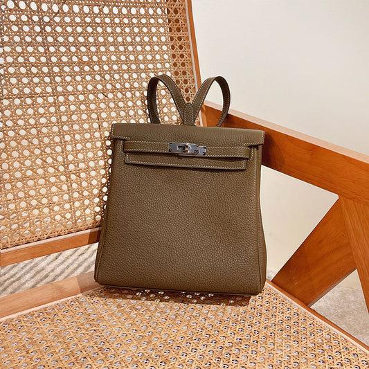 Women's Kelly Layer Cowhide Genuine Leather Crossbody Bags