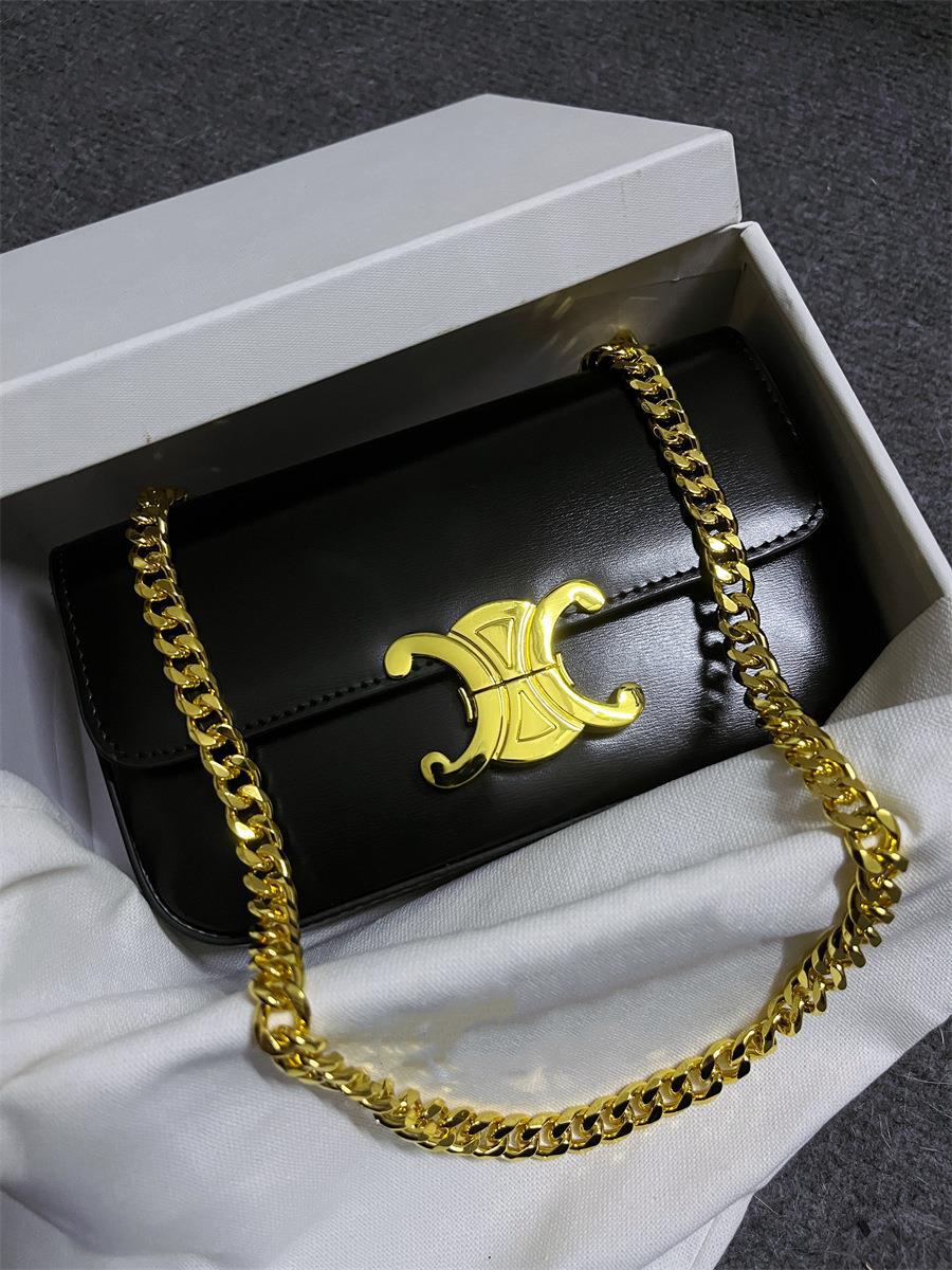 Women's Arc French Stick Underarm Genuine Leather High-grade Special Interest Shoulder Bags