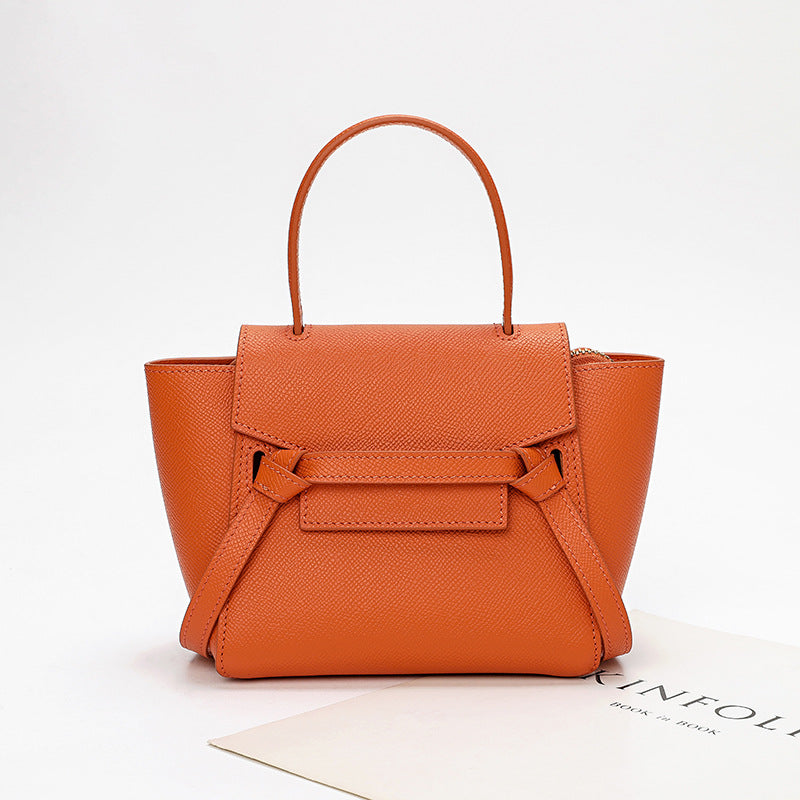 Women's Genuine Leather Catfish Yao Chen Smiling Crossbody Bags
