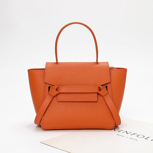 Women's Genuine Leather Catfish Yao Chen Smiling Crossbody Bags