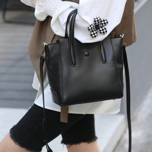 Genuine Leather Portable Large Capacity Versatile Bags