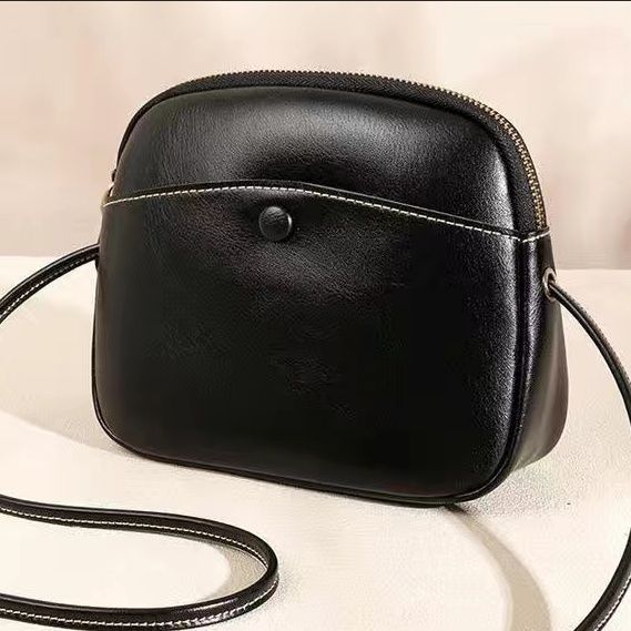 Women's Fashion Mobile Retro Soft Leather Shell Bags