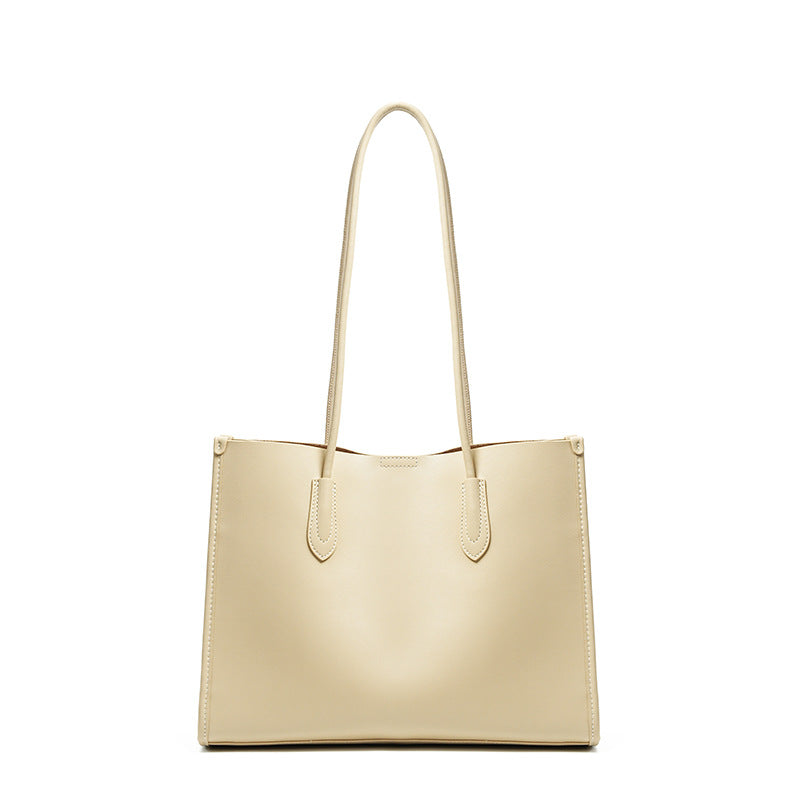 Women's Large Capacity Totes Korean Genuine Leather Shoulder Bags