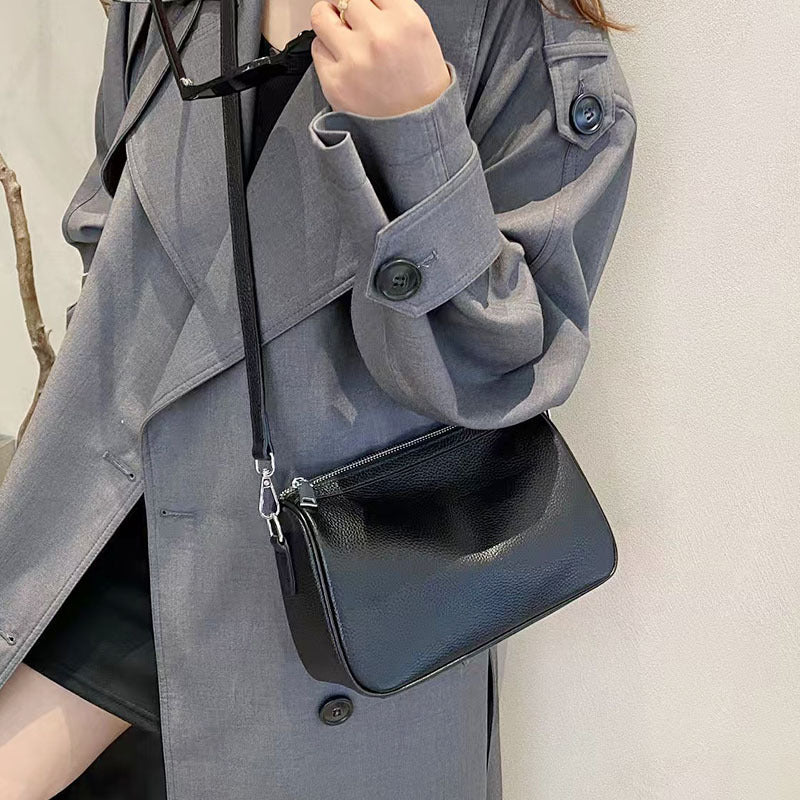 Women's Layer Leather High Sense Korean Bags