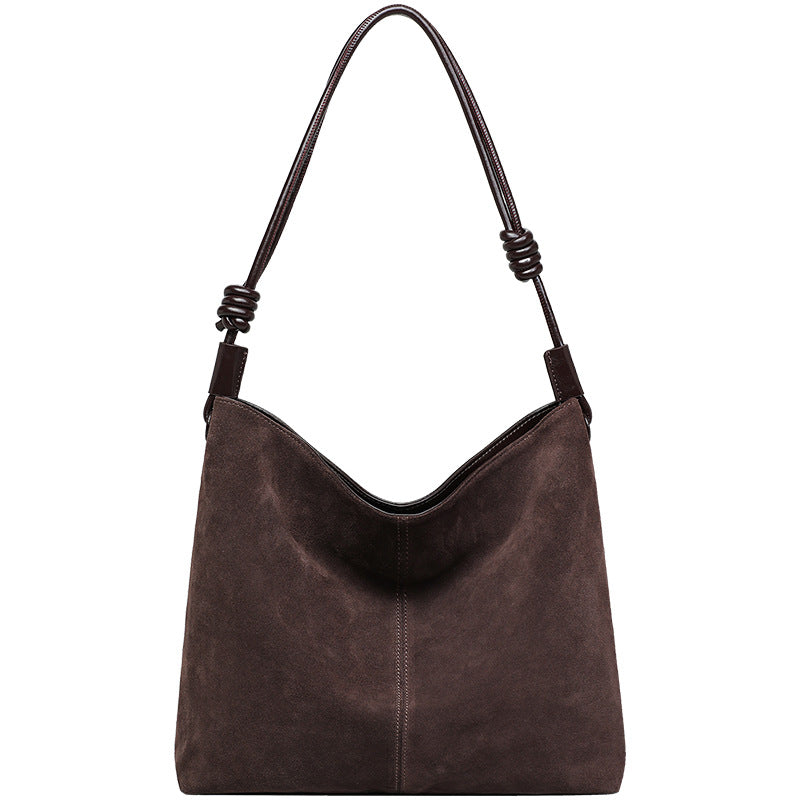 Women's Genuine Leather Large Capacity Underarm Tote Bags