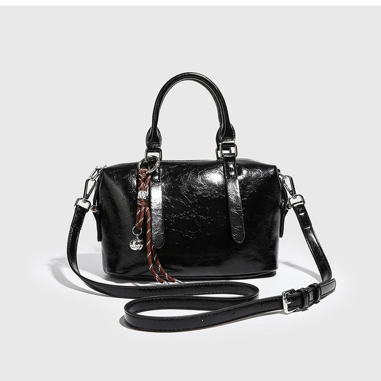 Versatile Boston Retro Minority High-grade Pillow Shoulder Bags