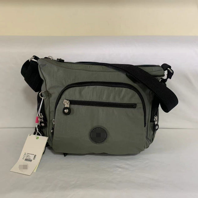 Spring Monkey Mesh Purple Series Nylon Crossbody Bags