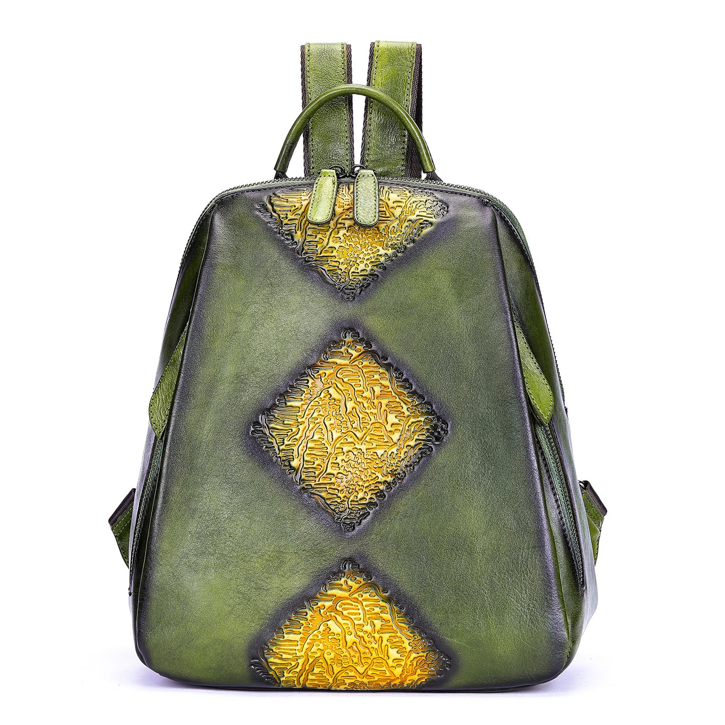 Women's Waster Retro Large Capacity Genuine Leather Backpacks