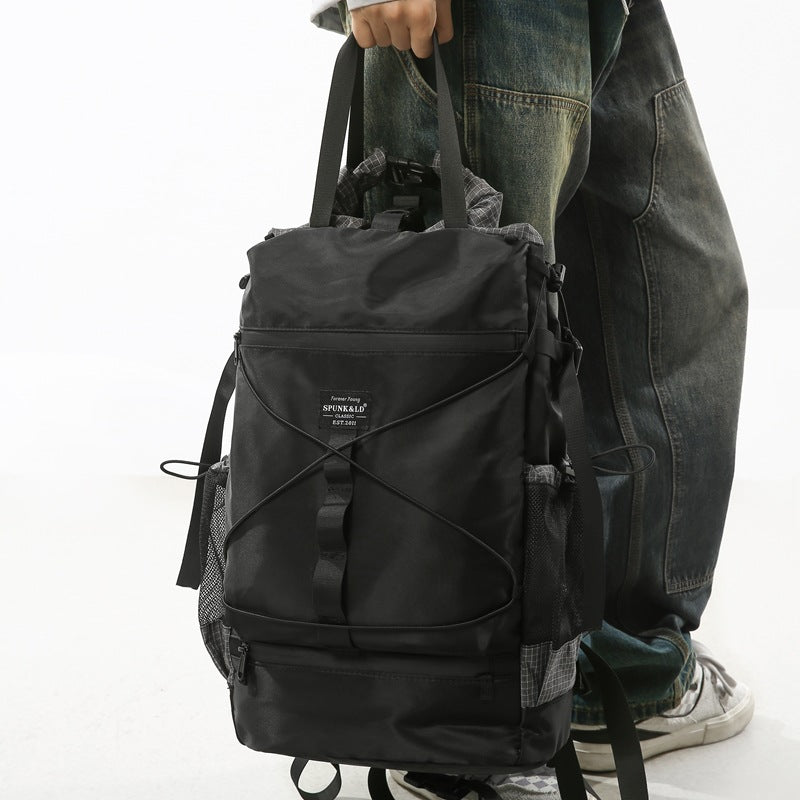 Stylish Trendy Mechanical Style Personality Versatile Backpacks