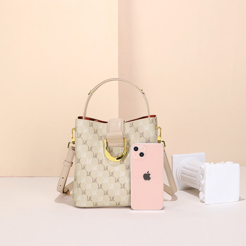 Women's Popular Fashion Simple Commute Texture Crossbody Bags