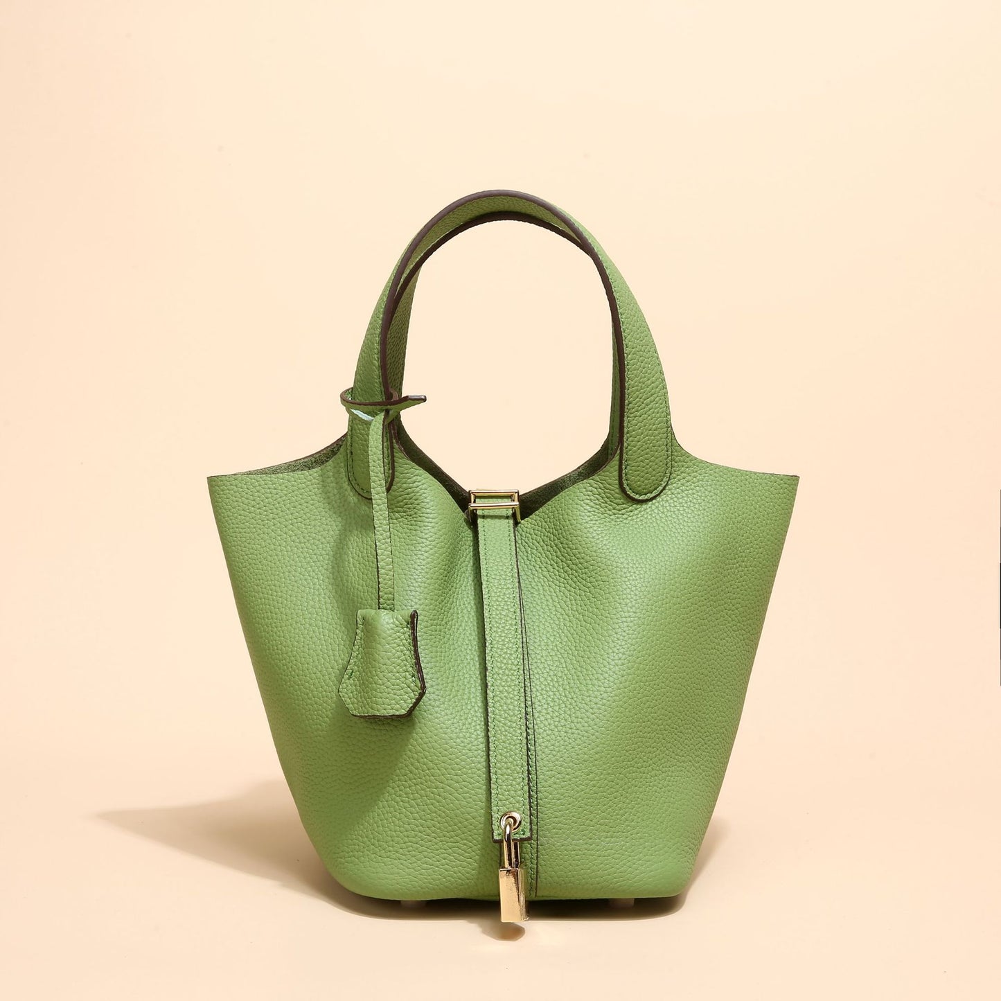 Women's Vegetable Basket Genuine Leather Large Capacity Handbags