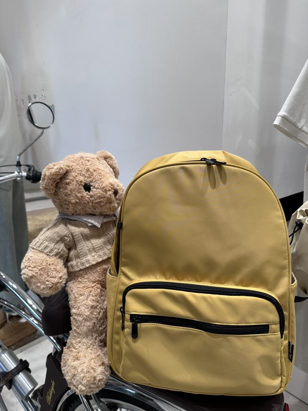 Elegant Female Solid Color Lightweight Junior Backpacks