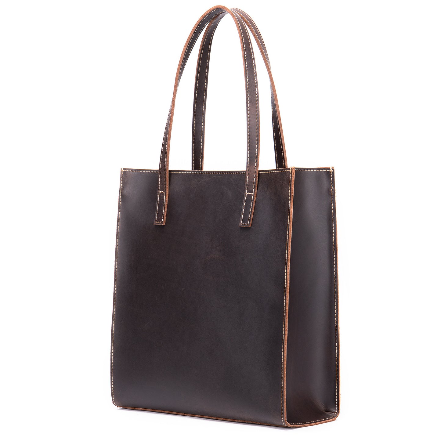Women's Horse Leather Retro Cowhide Vertical Pc Men's Handbags
