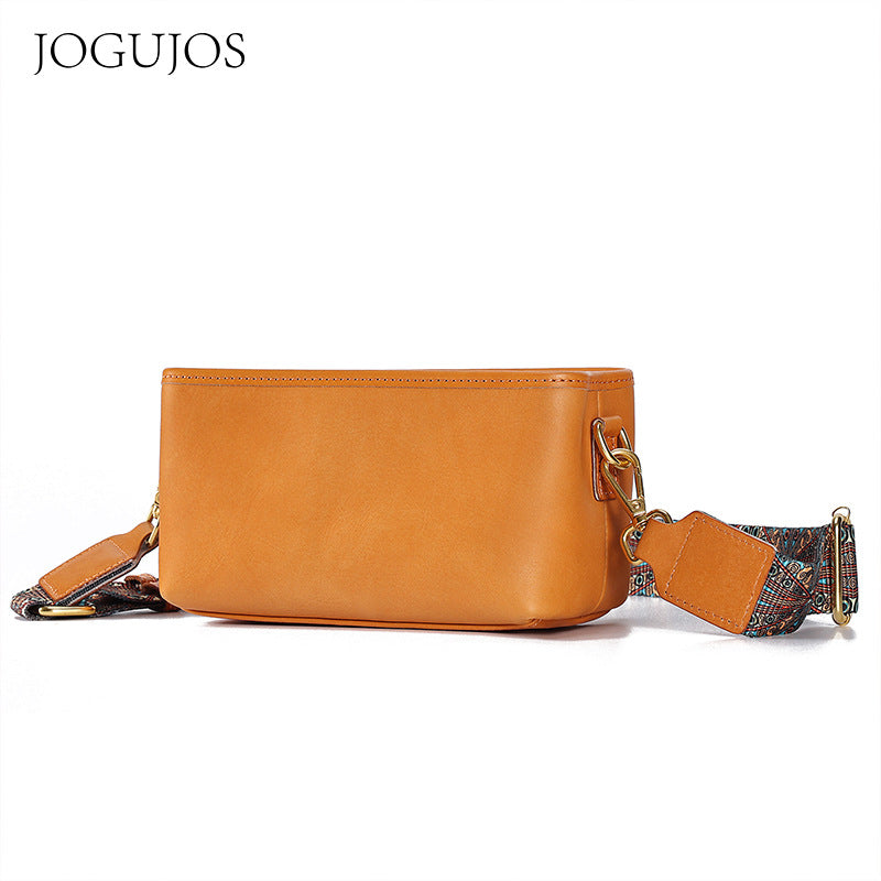 Women's Genuine Leather Large Capacity Horizontal High-grade Shoulder Bags