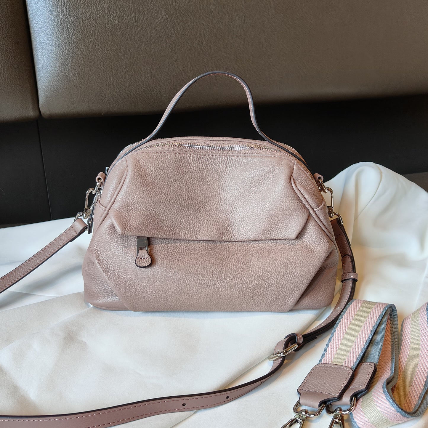 Glamorous Charming Women's Wide Strap Large Handbags