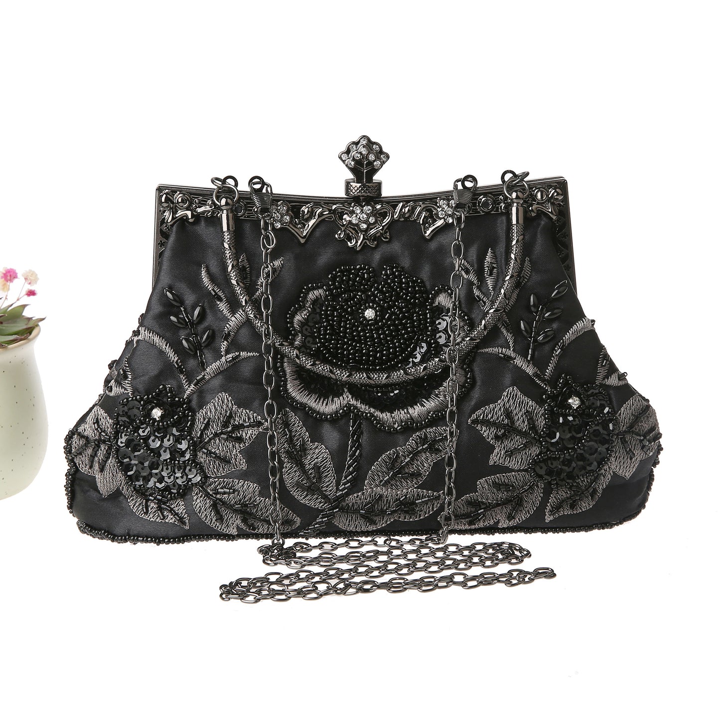 Retro Beaded Exquisite Clutch Dinner Handmade Evening Bags
