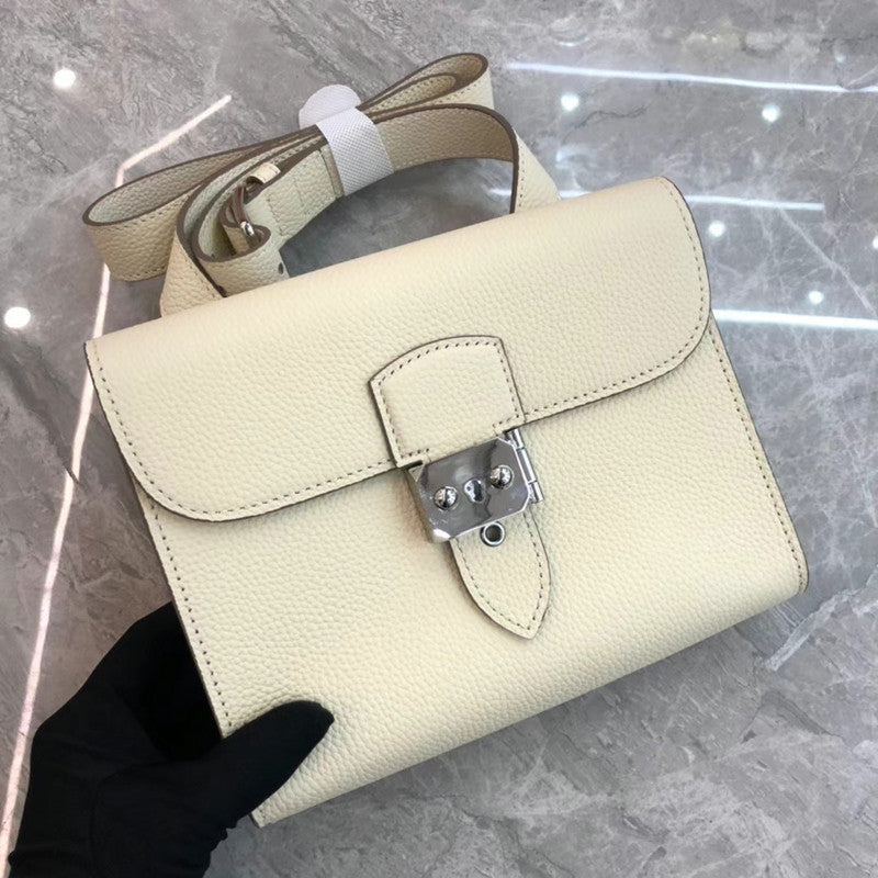 Fashion Portable Litchi Pattern First Layer Shoulder Bags