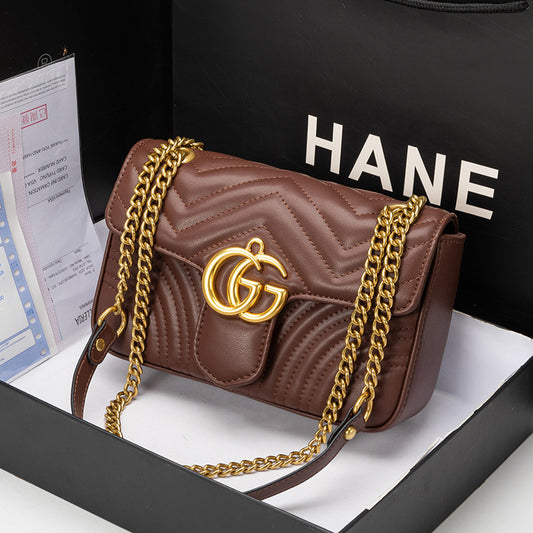 Women's Niche Underarm Fashion Diamond Pattern Chain Crossbody Bags