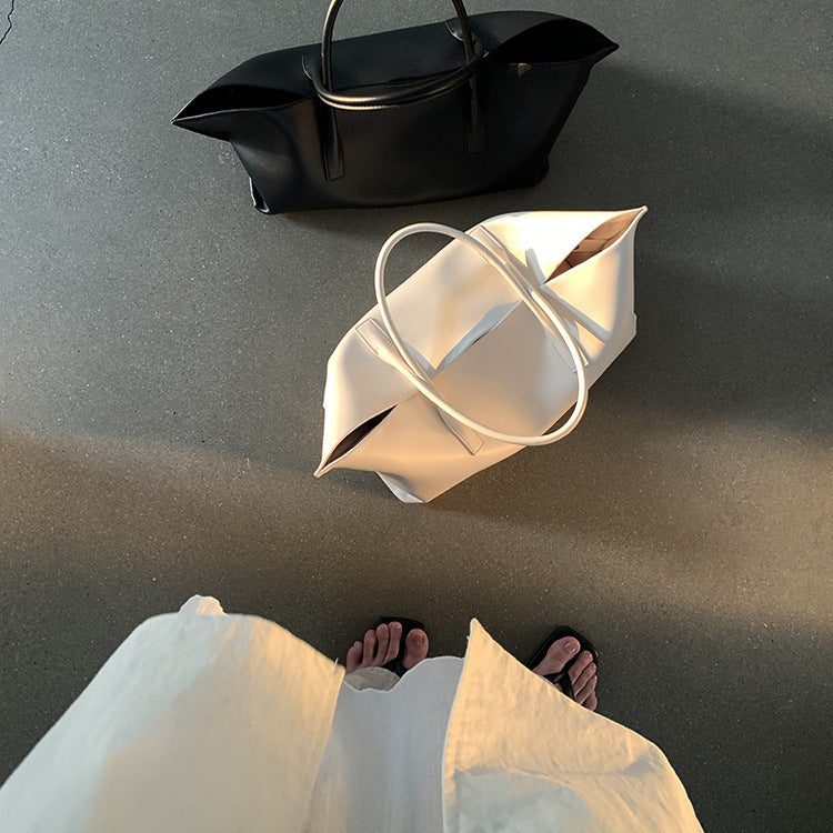 Chen Korean Niche Design Genuine Leather Shoulder Bags