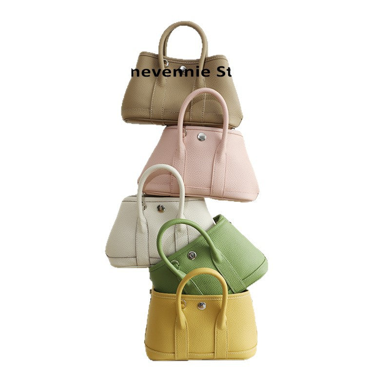 Graceful Soft Full Grain Leather Mini Handbags