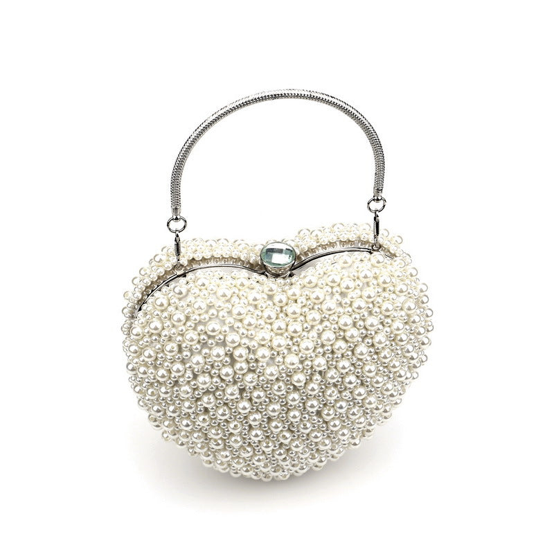 Women's Fashion Pearl Dinner Banquet Dress Clutch Evening Bags