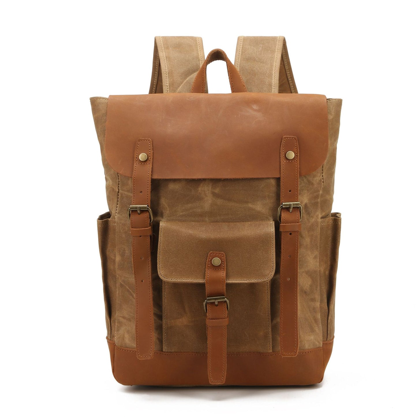 Crazy Horse Leather Vintage Waterproof Oil Backpacks