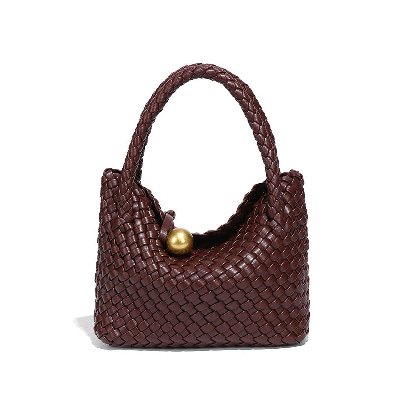 Women's French Style Woven Advanced Texture Handmade Bags