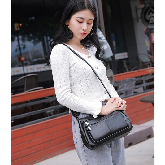 Women's Large Capacity White Collar Commuter Fashion Shoulder Bags
