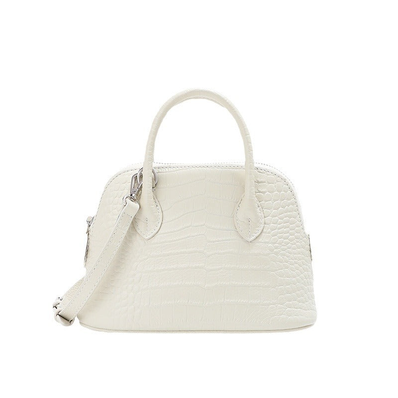 Women's First Layer Cowhide High-grade Crocodile Pattern Shoulder Bags