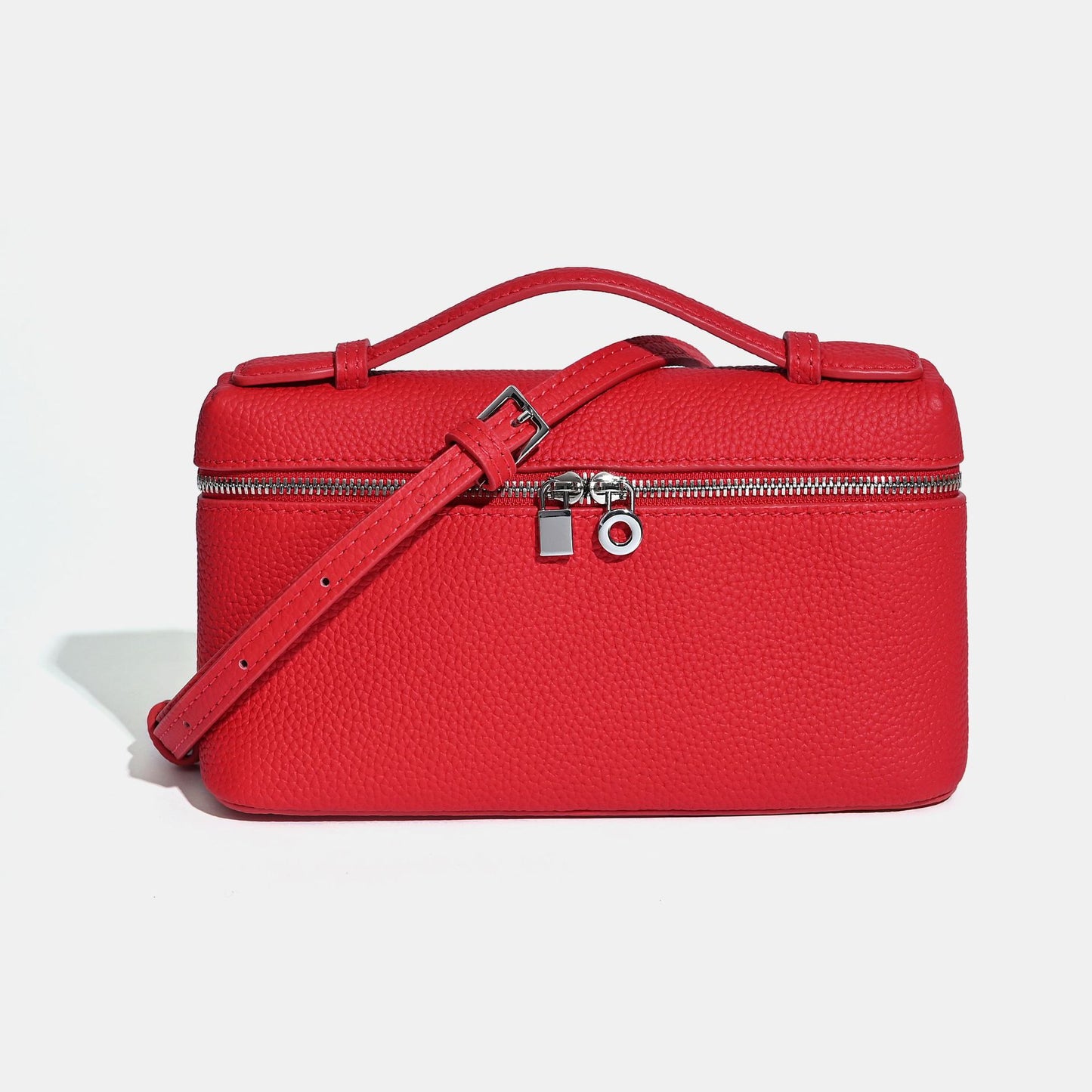 Women's Cowhide Lunch Box Genuine Leather Shoulder Bags