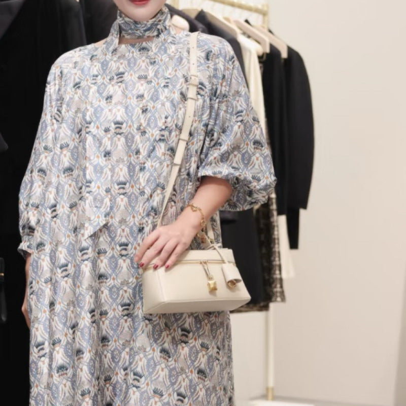 Women's Box High-grade Cowhide Genuine Leather Crossbody Bags