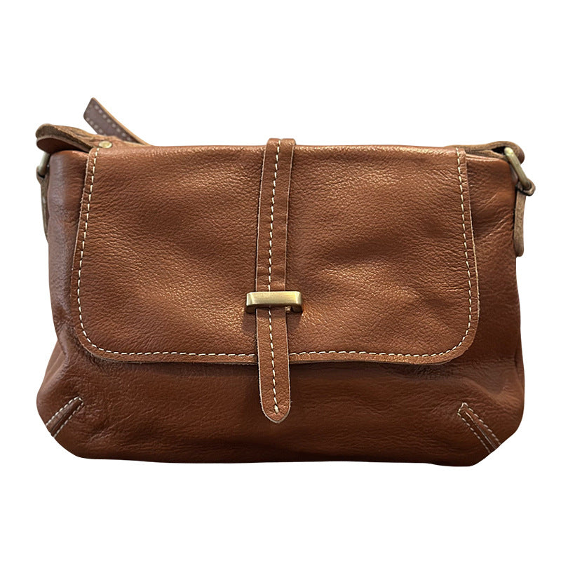 Women's Commuter First Layer Cowhide Daily Crossbody Bags