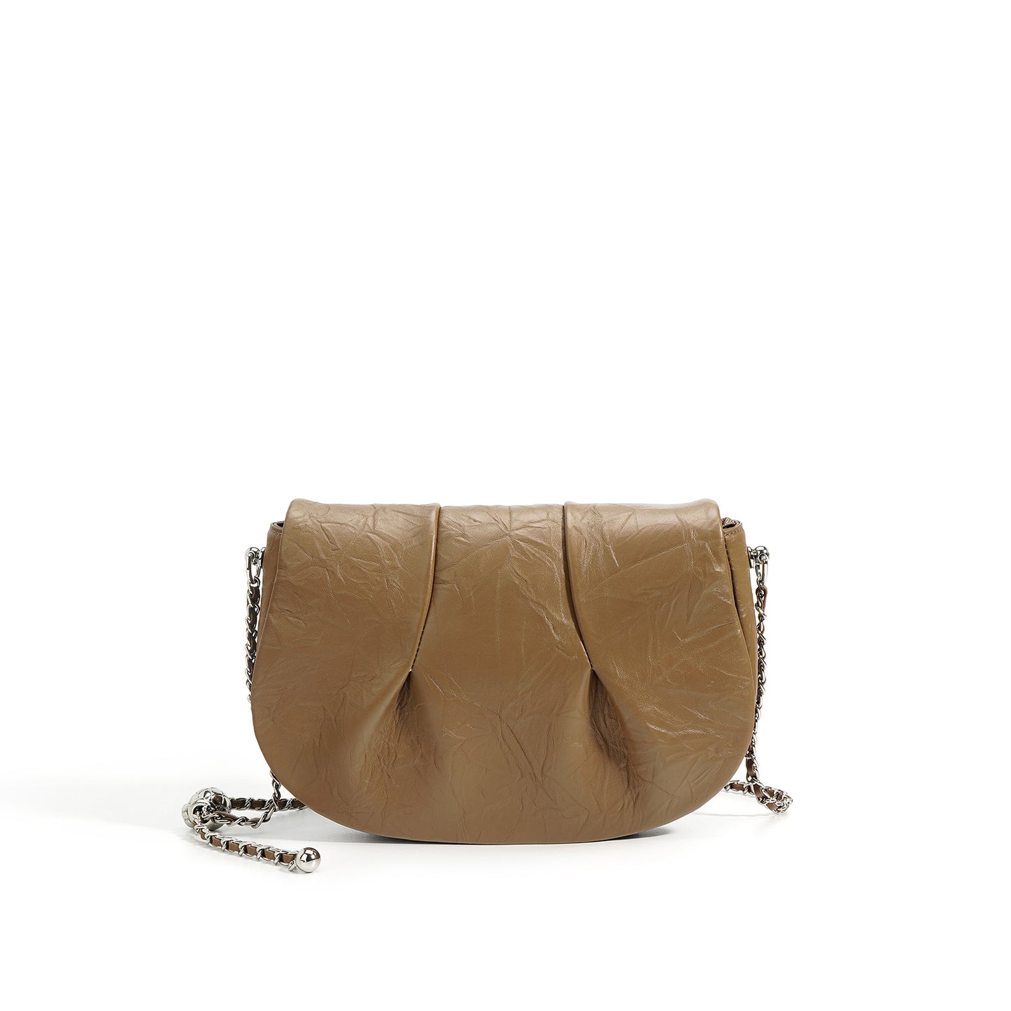 Women's Design Vintage Saddle Fashion Versatile Pleated Bags