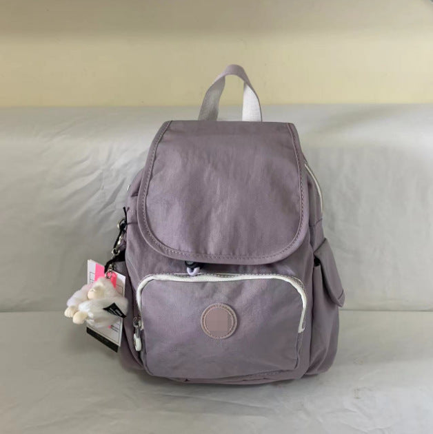Women's Summer Nylon Canvas Monkey Urban Simple Backpacks