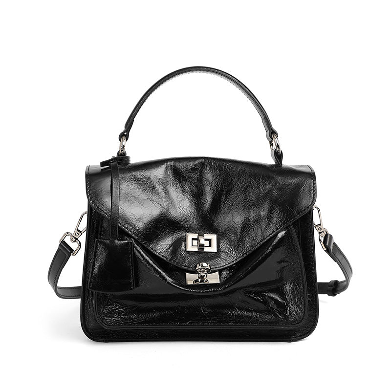 Women's Cowhide Commuter Large Capacity Portable Envelope Crossbody Bags